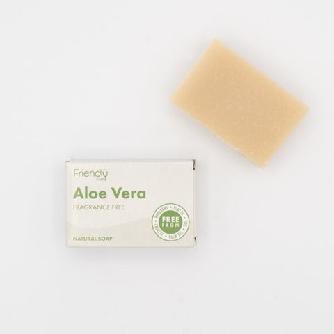 Friendly Soap Aloe Vera Body Bar - Fragrance Free