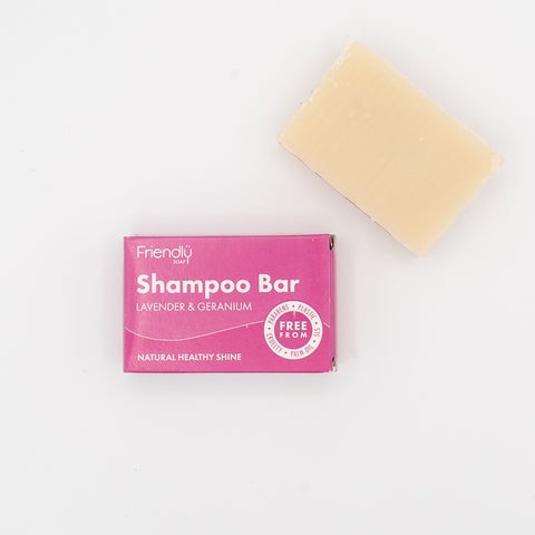 Friendly Soap Shampoo Bar - Lavender & Geranium