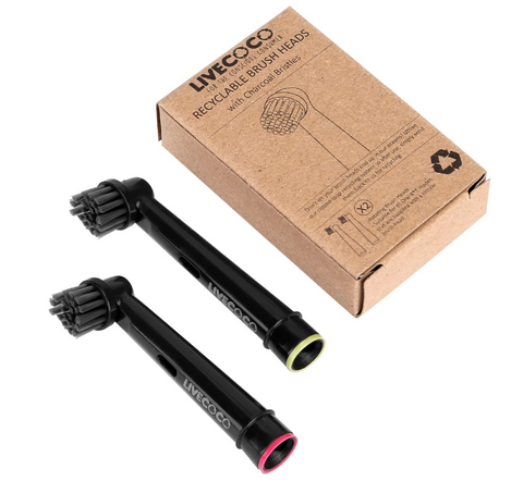 Livecoco Electric Toothbrush Heads (Charcoal)