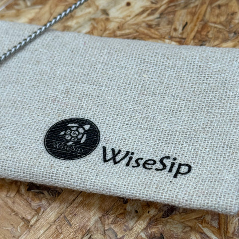 Wisesip Reusable Glass Straws
