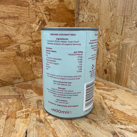 Suma Organic tinned coconut milk
