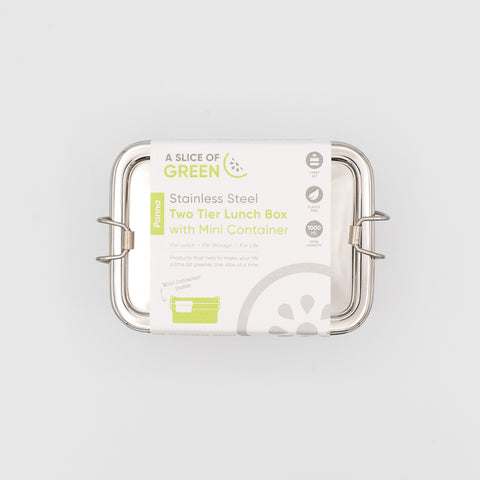 A Slice of Green - Panna Stainless Steel Lunch Box