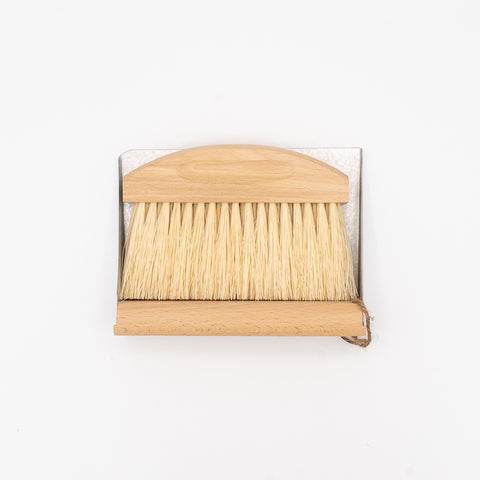 Eco Living Mini Wooden Dustpan and Brush