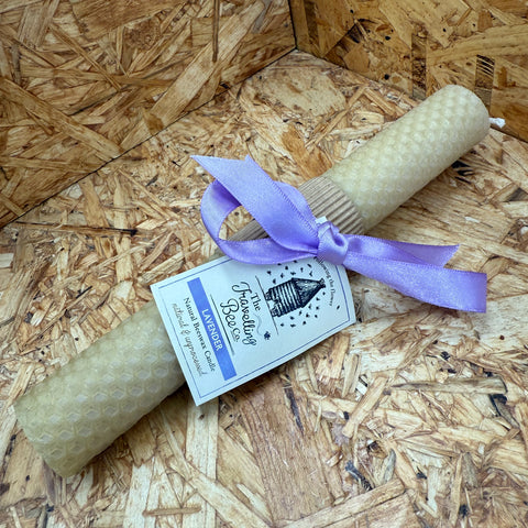 Traveling Bee Lavender Beeswax Candle
