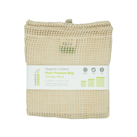 A slice of Green -  Organic Mesh Bags (x3)