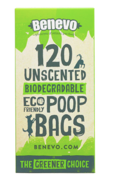 Benova Biodegradeable  Poo Bags - 6 x 120 rolls