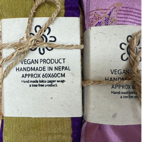 Recycled Sari Wraps