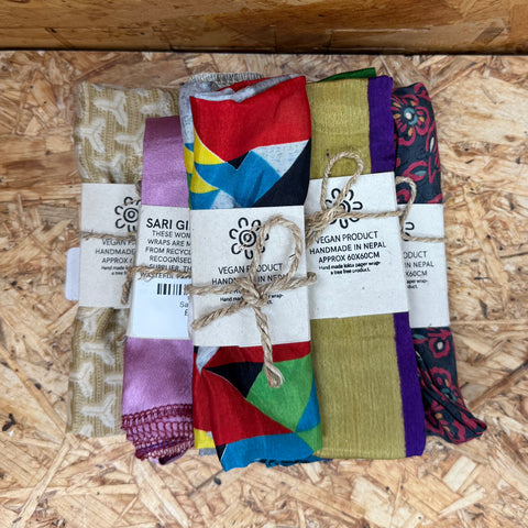 Recycled Sari Wraps