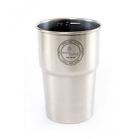 Eco Living Stainless Steel Pint Cup 470ml